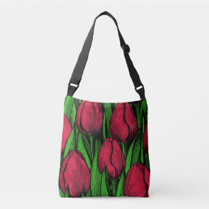 Sac Ajustable Tulipes rouges