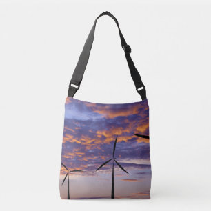 Sac Ajustable Turbine de moulin à vent au coucher du soleil
