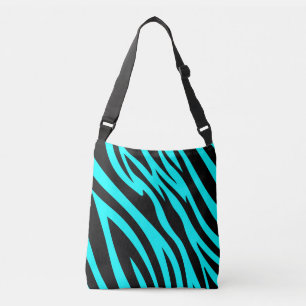 Sac Ajustable Turquoise et poster de animal noir