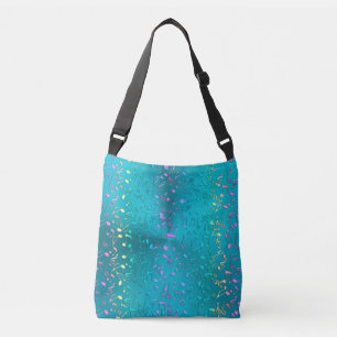 Sac Ajustable Turquoise métallique avec les notes colorées de