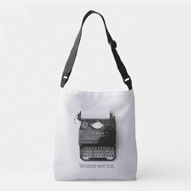 Sac Ajustable Typographe de mots importants (Dos)