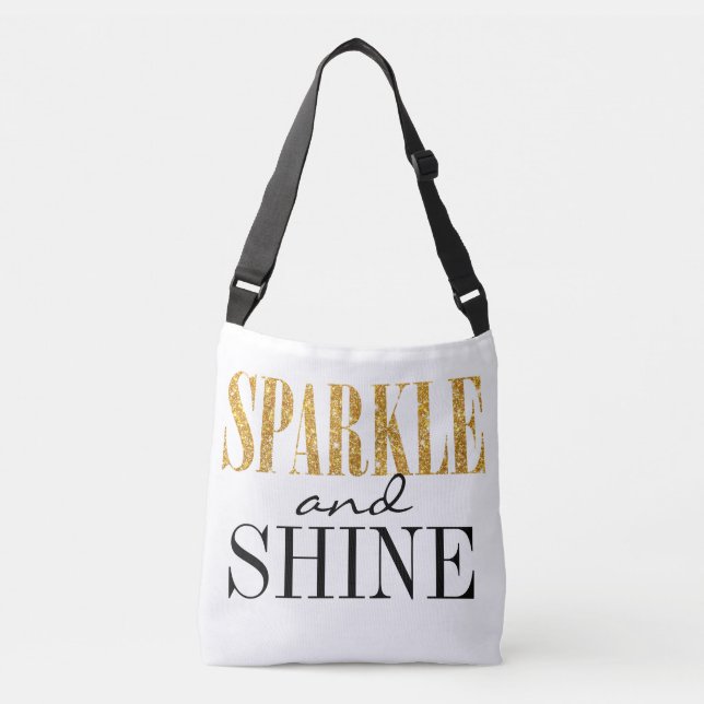 Sac Ajustable Typographie mignonne de citation d'étincelle et (Devant)