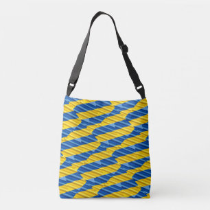 Sac Ajustable Ukraine bleue et jaune Inspiration de la paix anti