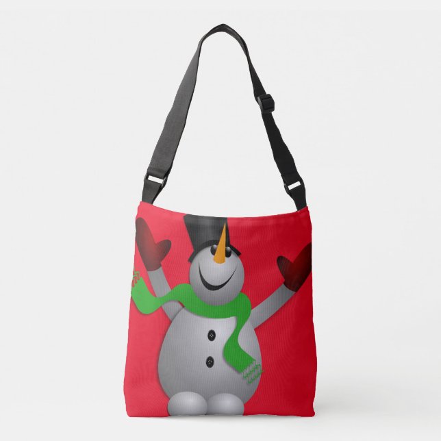 Sac Ajustable Un joyeux bonhomme de neige (Devant)