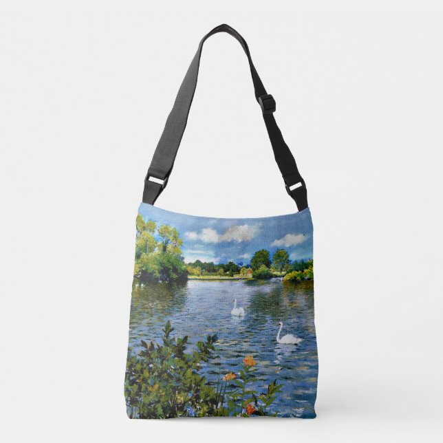 Sac Ajustable Un lac de Long Island, art, (Devant)