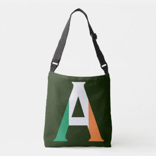 Sac Ajustable Un monogramme superposé sur le cbcnt du drapeau ir