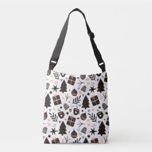 Sac Ajustable Un Motif de Noël noir et blanc