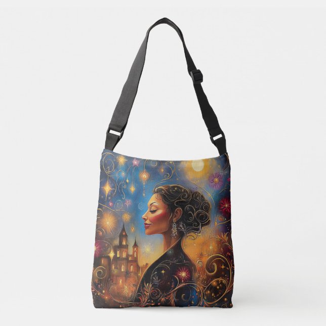 Sac Ajustable Une Africaine Américaine Radieuse Starry Sky (Devant)