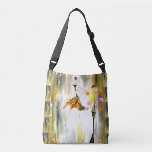 Sac Ajustable Une dame avec un papillon