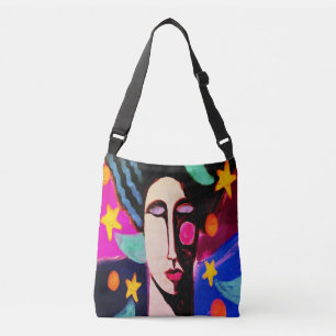 Sac Ajustable Une femme aux étoiles Peinture Abstraite