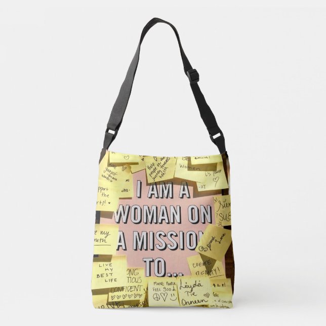 Sac Ajustable Une femme en mission, motivation (Dos)