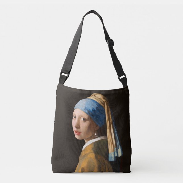 Sac Ajustable Une fille avec un portrait à perle (Devant)