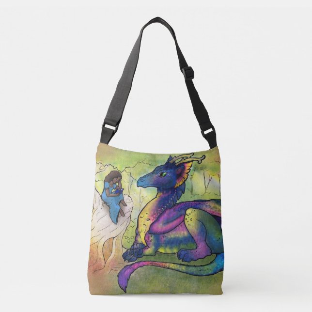 Sac Ajustable Une fille et son dragon (Devant)
