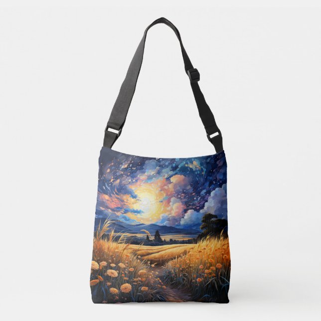 Sac Ajustable Une illustration d'un beau ciel étoilé nocturne (Devant)