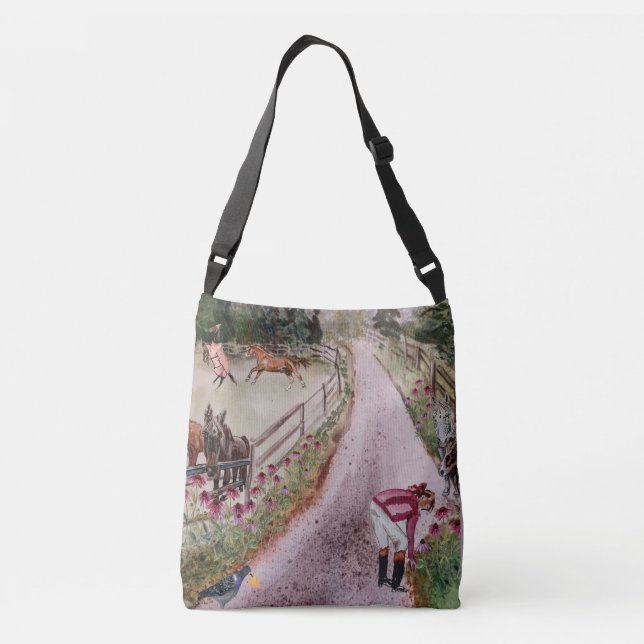 Sac Ajustable une promenade à l'entrée de la ferme (Dos)