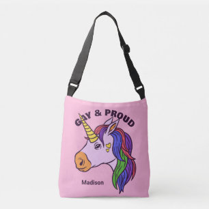 Sac Ajustable Unicorne Gay Texte Personnalisé