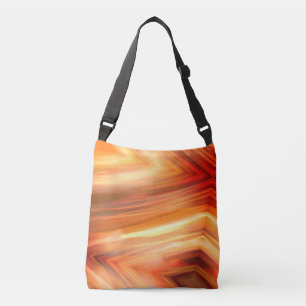 Sac Ajustable Unique Burnt Orange Brown Indie Designer Moyen