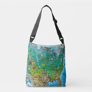 Sac Ajustable USA Fun Map