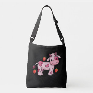 Sac Ajustable Vache de fraise coute de vache rose