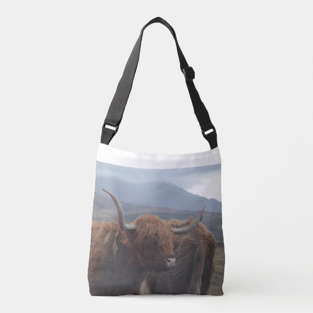 Sac Ajustable Vache de Highland (Devant)