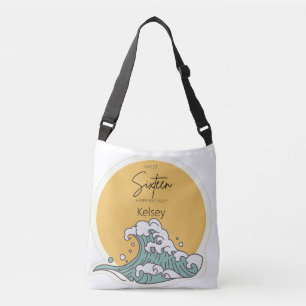 Sac Ajustable Vague de sweet sixteen dans le nom du monogramme S