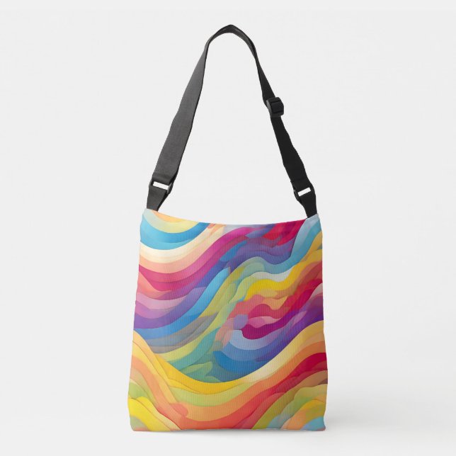 Sac Ajustable Vagues arc-en-ciel (Devant)