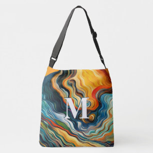 Sac Ajustable Vagues d'art moderne Abstrait
