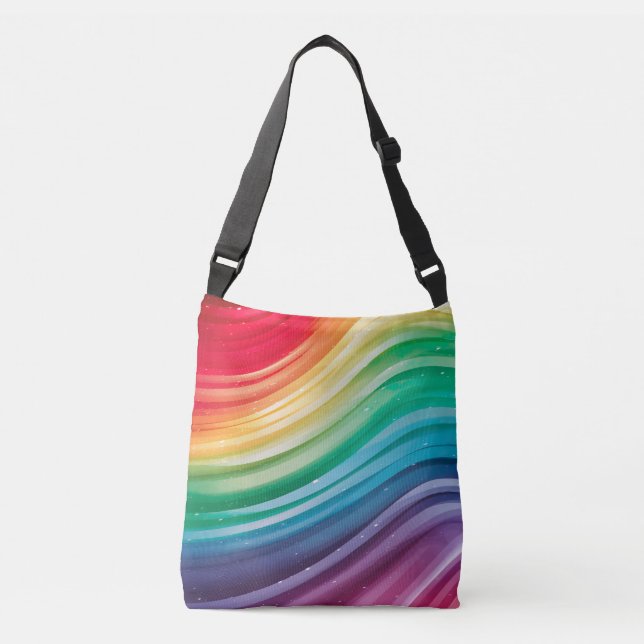 Sac Ajustable Vagues de spectre arc-en-ciel (Devant)