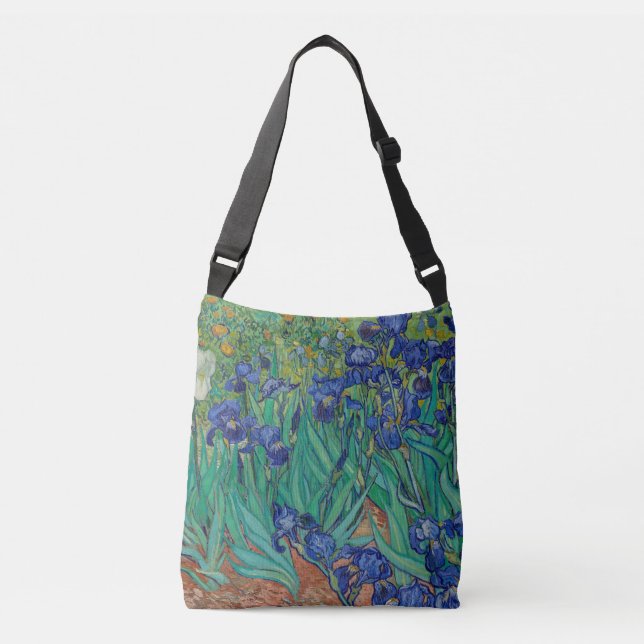Sac Ajustable Van Gogh Collection Irises Crossbody Bag (Devant)