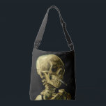 Sac Ajustable Van Gogh Fumer du squelette<br><div class="desc">Sac de carrosserie avec peinture à l’huile de Vincent van Gogh Crâne d’un squelette avec cigarette brûlante (1885-1886). Un grand cadeau pour les amateurs de post-impressionnisme et d'art hollandais !</div>