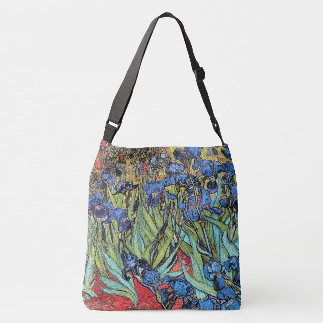 Sac Ajustable Van Gogh irise le jardin floral de fleurs (Dos)