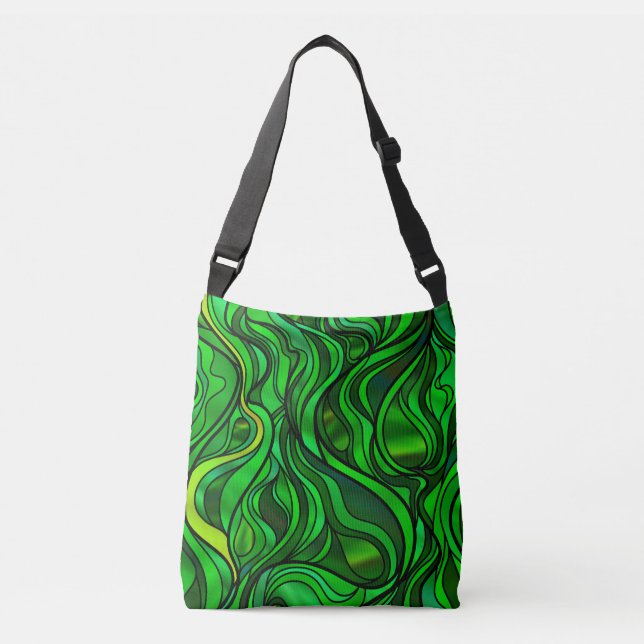 Sac Ajustable Verre vert Abstrait (Devant)