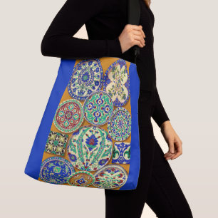 Sac Ajustable vers 1890 imprimés de motifs persans
