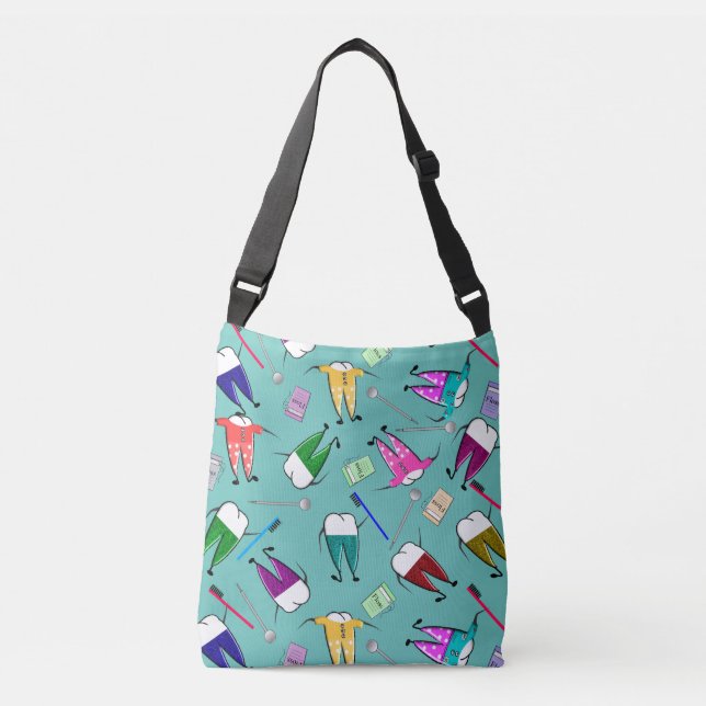 Sac Ajustable Vert dentaire de Seafoam d'art de personnes de (Devant)