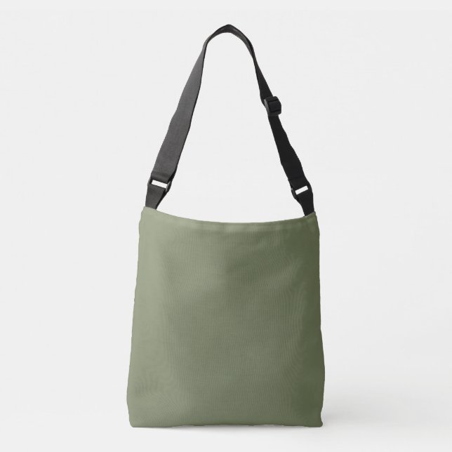 Sac Ajustable Vert Sauge Couleur Uni (Devant)
