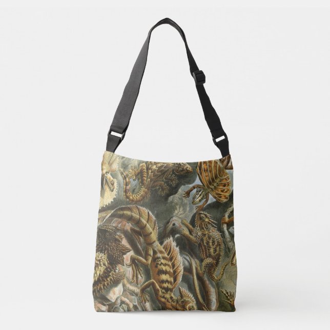 Sac Ajustable Vieille illustration Lacertilia de mode d'Ernst (Devant)