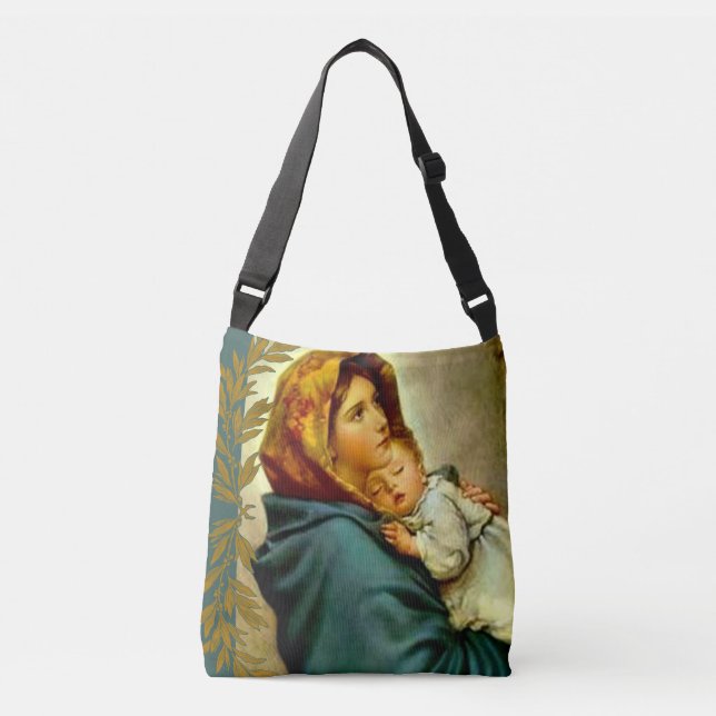 Sac Ajustable Vierge Madonna Mary avec le bébé Jésus (Devant)