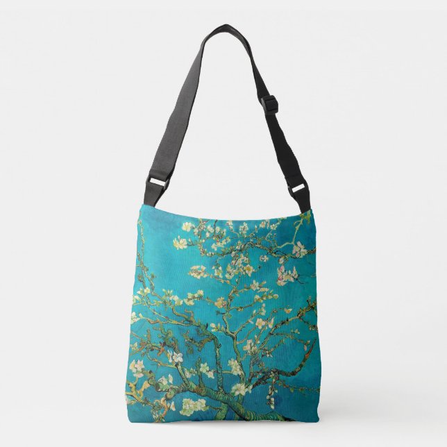 Sac Ajustable Vincent Van Gogh Blossoming Almond Tree Floral Art (Devant)