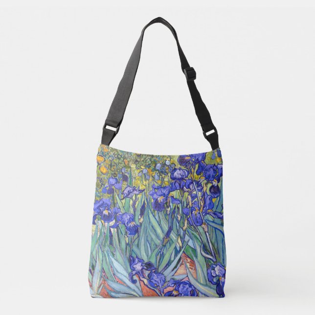 Sac Ajustable Vincent Van Gogh Irises Floral Vintage Fine Art (Devant)