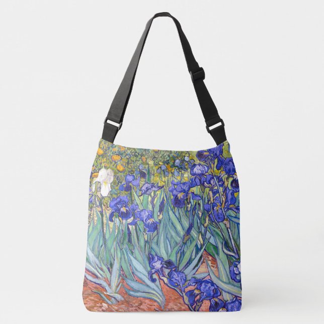 Sac Ajustable Vincent Van Gogh Irises Floral Vintage Fine Art (Devant)