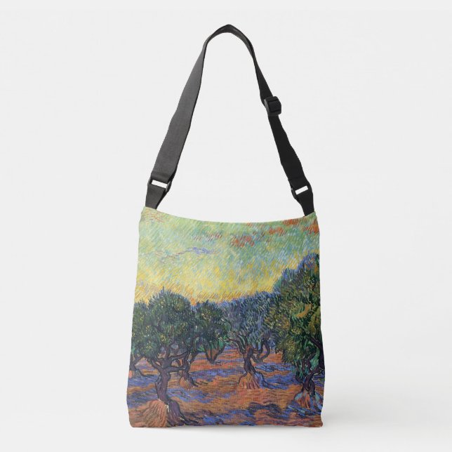 Sac Ajustable Vincent Van Gogh Olive Grove Impressionnisme Art (Devant)