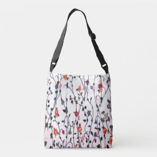 Sac Ajustable Vins floraux Corail Rose Blue Feminine