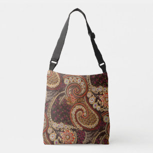 Sac Ajustable Vintage Art Abstrait coloré Motif Paisley