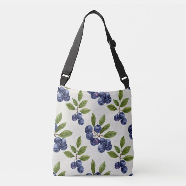 Sac Ajustable Vintage Blueberry Botanique sans joint (Devant)