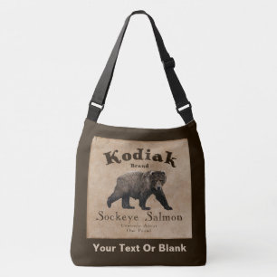 Sac Ajustable Vintage Étiquette Saumon Kodiak