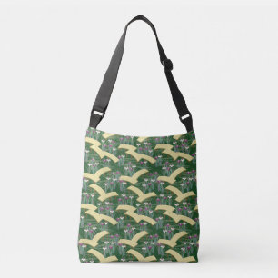Sac Ajustable Vintage Nature Fleuve Paysage Floral