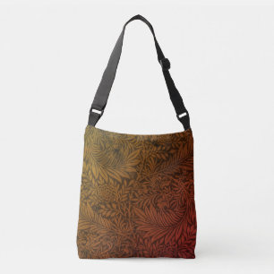 Sac Ajustable Vintage Orange Floral Botanique