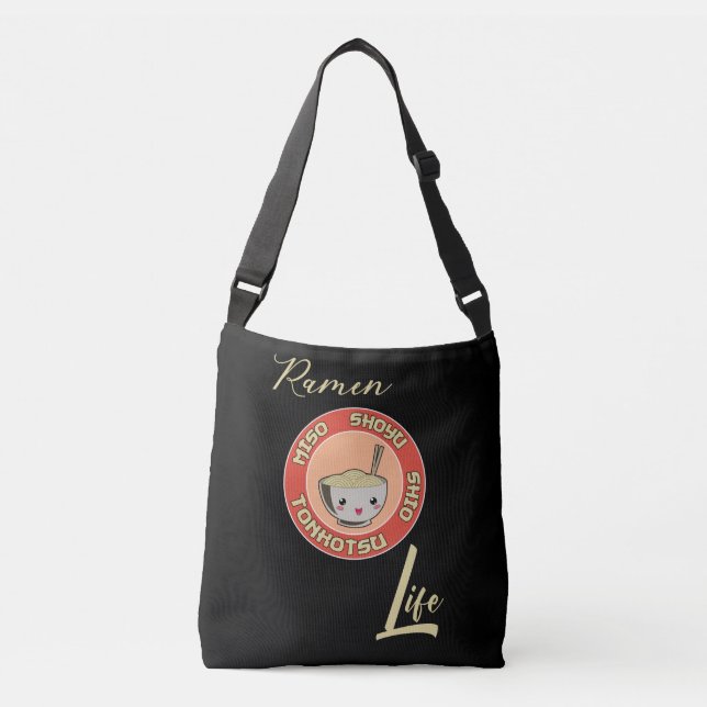 Sac Ajustable Vintage Ramen Life (Devant)