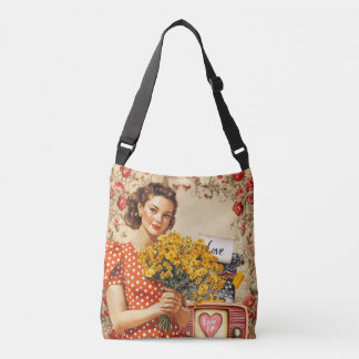 Sac Ajustable Vintage Retro Lady Valentine