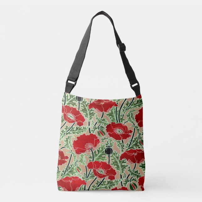 Sac Ajustable Vintage rouge (Devant)